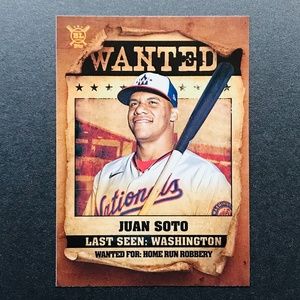 Juan Soto - 2021 Topps Big League Wanted #WT-15